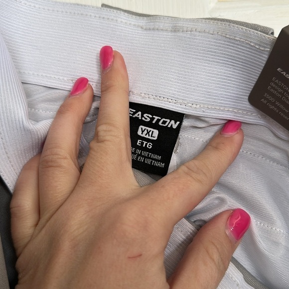 NWT Easton Baseball Pant Grey Youth XL - Picture 4 of 6